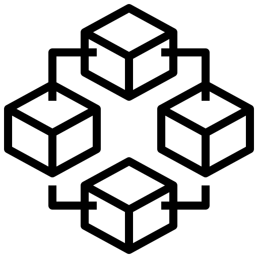 Blockchain Solutions Logo - RajYug Solutions